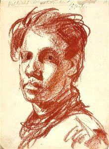 Sketchbook 14, Self-Portrait by Theo van Doesburg Centraal Museum AB4123-S