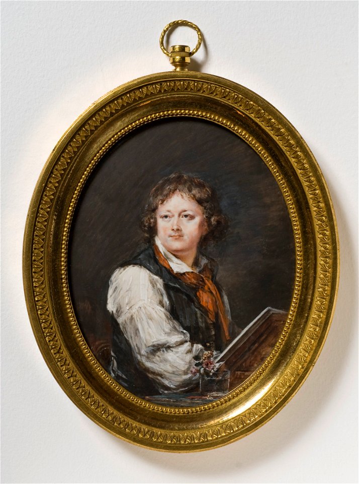Självporträtt (Peter Adolf Hall) - Nationalmuseum - 24568