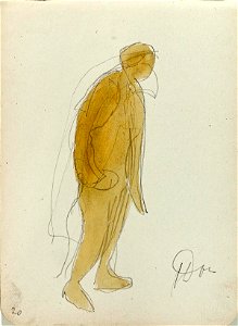 Sketchbook 6, A Man Walking by Theo van Doesburg Centraal Museum AB4130-V