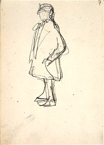 Sketchbook 20, A Man with His Hands in His Pockets by Theo van Doesburg AB4139-I