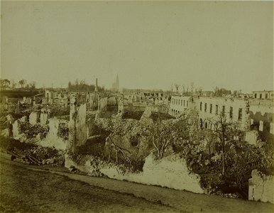 Siège de Strasbourg, 1870, Citadelle (vue générale)