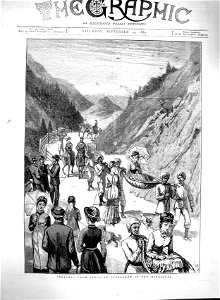 Sketches from India--an afternoon in the Himalayas, from The Graphic, 1880