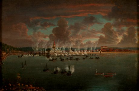 Sjöstrid-Fredrikshamn 1790 - Sjöhistoriska museet - O 03922