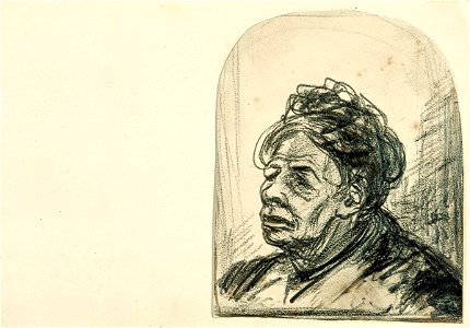 Sketchbook 40, A Woman by Theo van Doesburg Joods Historisch Museum MB00780
