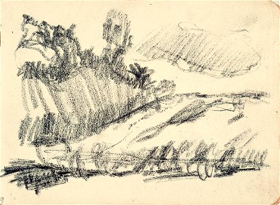 Sketchbook 14, Hilly Landscape by Theo van Doesburg Centraal Museum AB4123-L