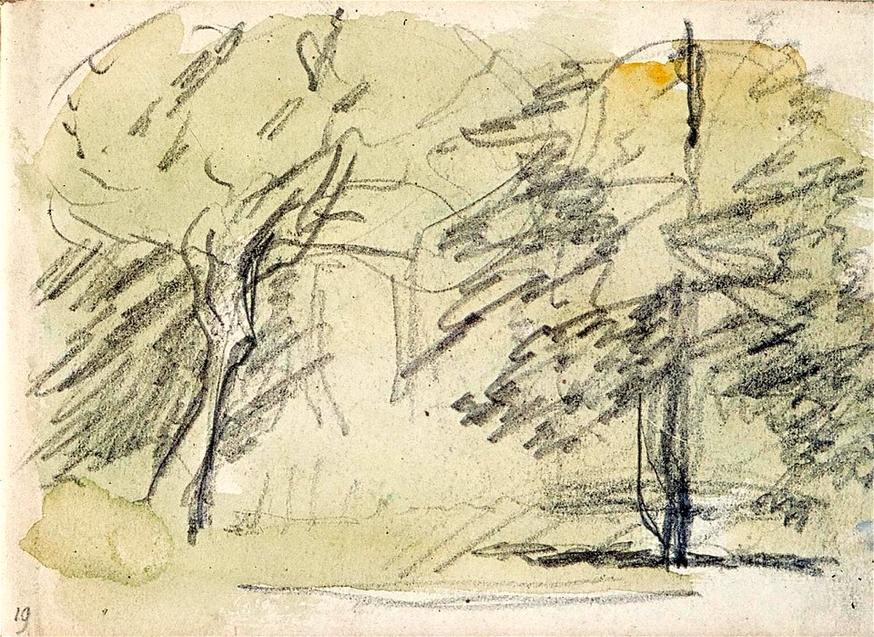 Sketchbook 20, Trees by Theo van Doesburg Centraal Museum AB4139-V