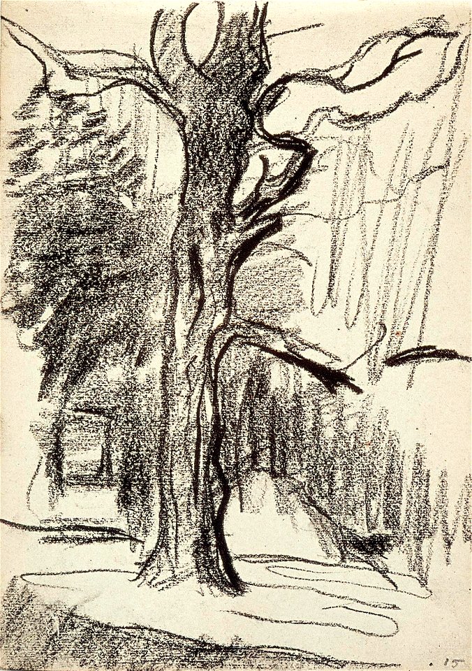 Sketchbook 20, Tree by Theo van Doesburg Centraal Museum AB4139-Q
