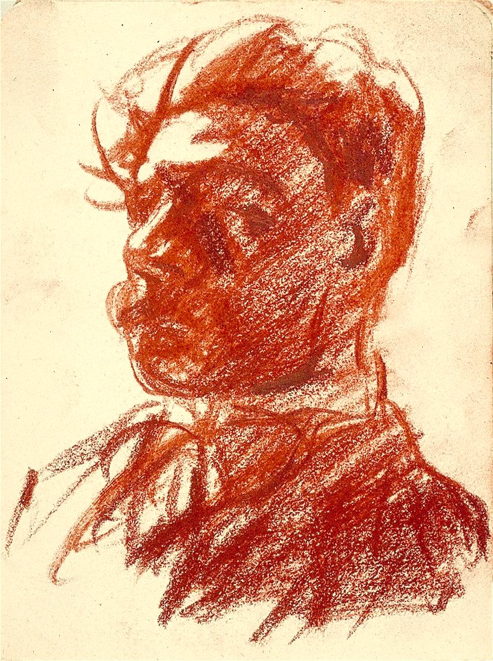Sketchbook 14, Self-Portrait by Theo van Doesburg Centraal Museum AB4123-J