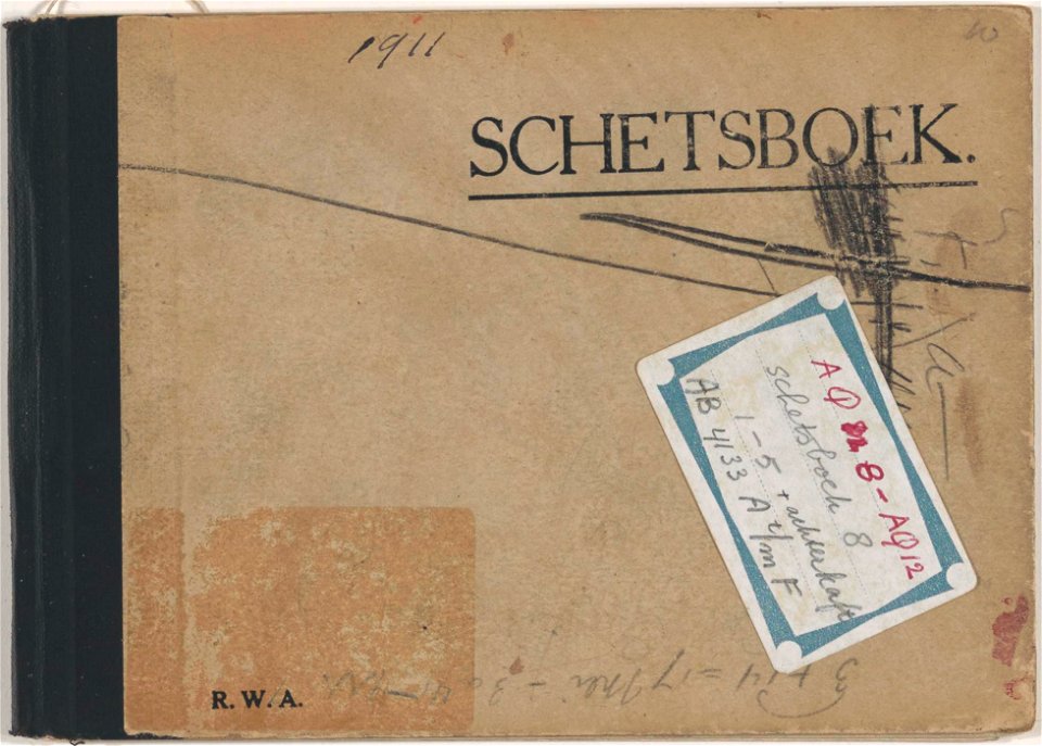 Sketchbook 8 by Theo van Doesburg Centraal Museum AB4133