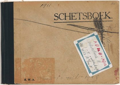 Sketchbook 8 by Theo van Doesburg Centraal Museum AB4133