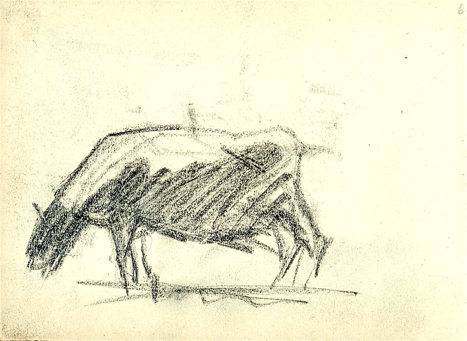 Sketchbook 23, Bull by Theo van Doesburg Centraal Museum AB4116-F