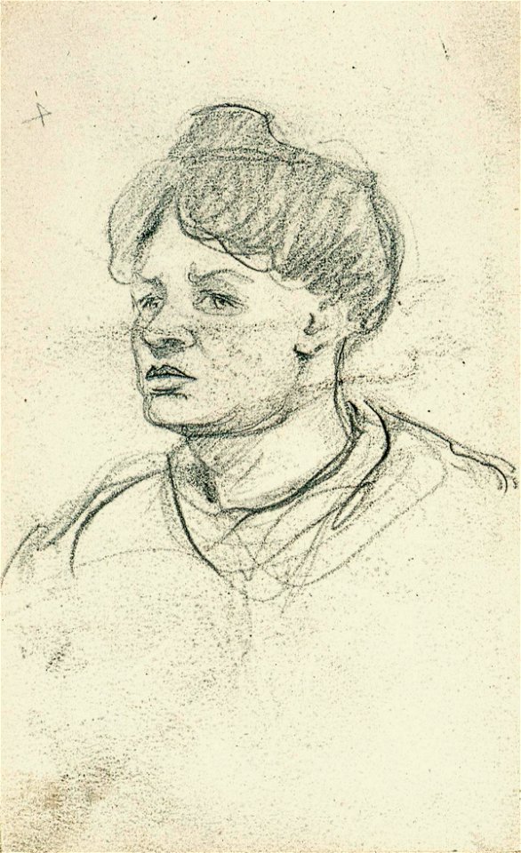 Sketchbook 31, Portrait of a Woman by Theo van Doesburg Centraal Museum AB4115-G