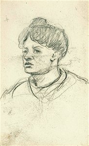 Sketchbook 31, Portrait of a Woman by Theo van Doesburg Centraal Museum AB4115-G