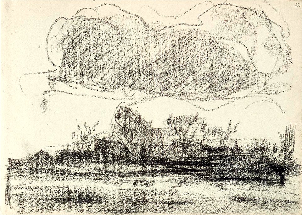 Sketchbook 20, Landscape by Theo van Doesburg Centraal Museum AB4139-N