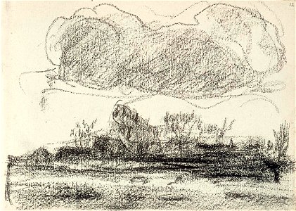 Sketchbook 20, Landscape by Theo van Doesburg Centraal Museum AB4139-N