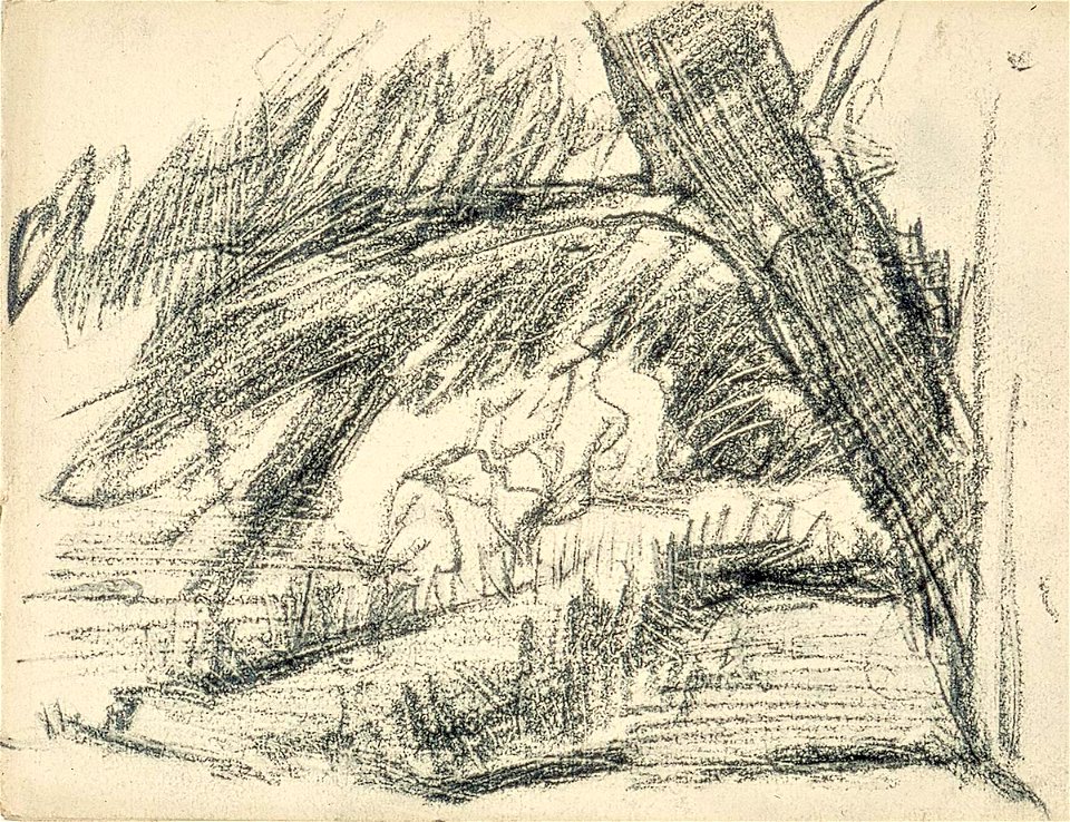 Sketchbook 21, Country Road with Tree by Theo van Doesburg Centraal Museum AB4125-C