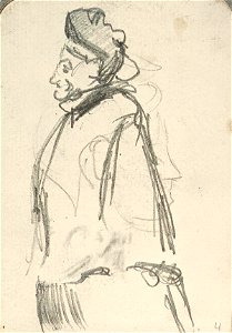 Sketchbook 34, Servant by Theo van Doesburg Centraal Museum AB4129-F