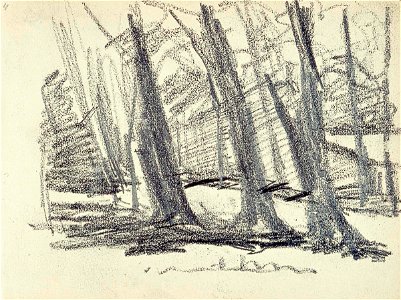 Sketchbook 23, Forest View by Theo van Doesburg Centraal Museum AB4116-D
