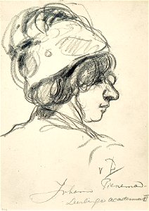 Sketchbook 20, Johanna Pieneman by Theo van Doesburg Centraal Museum AB4139-L