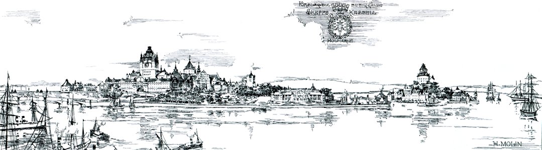 Skeppsholmen Kastellholmen förslag 1900
