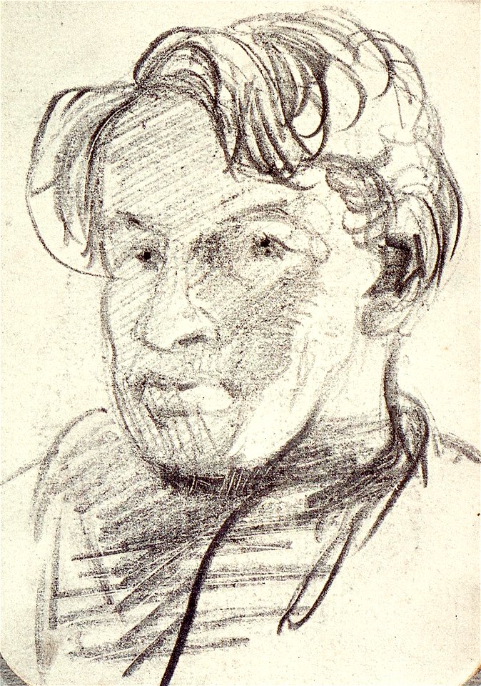 Sketchbook 33, Self-Portrait by Theo van Doesburg Centraal Museum AB4114-K