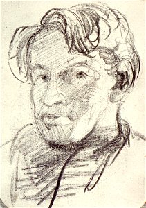 Sketchbook 33, Self-Portrait by Theo van Doesburg Centraal Museum AB4114-K