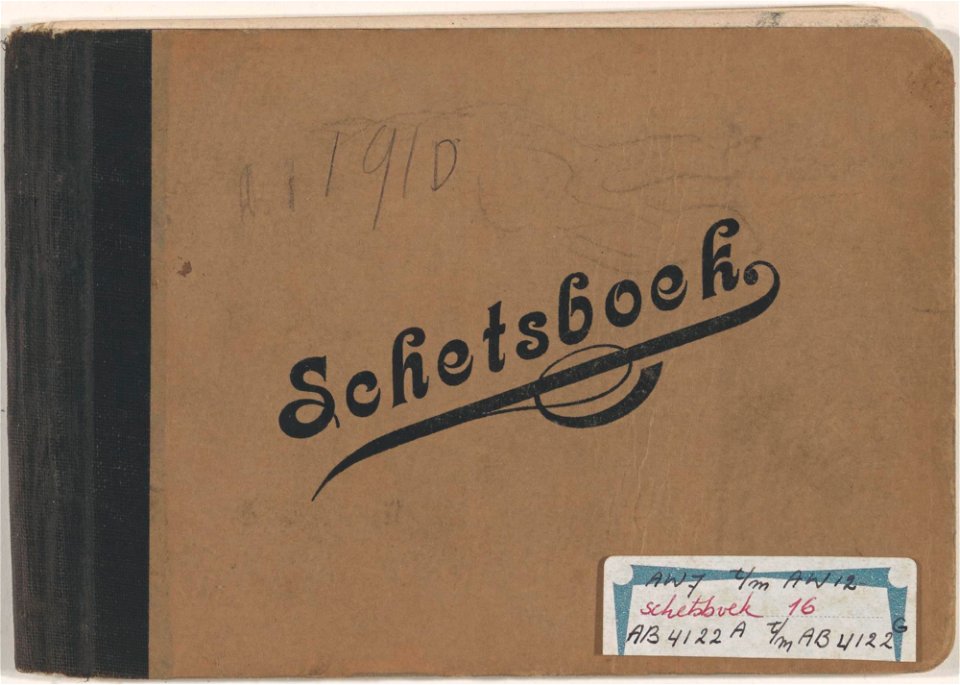 Sketchbook 16 by Theo van Doesburg Centraal Museum AB4122