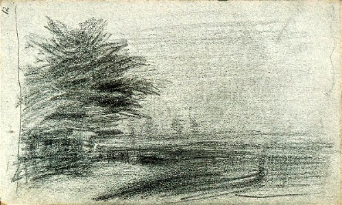 Sketchbook 30, Landscape with a Tree by Theo van Doesburg Centraal Museum AB4137-L