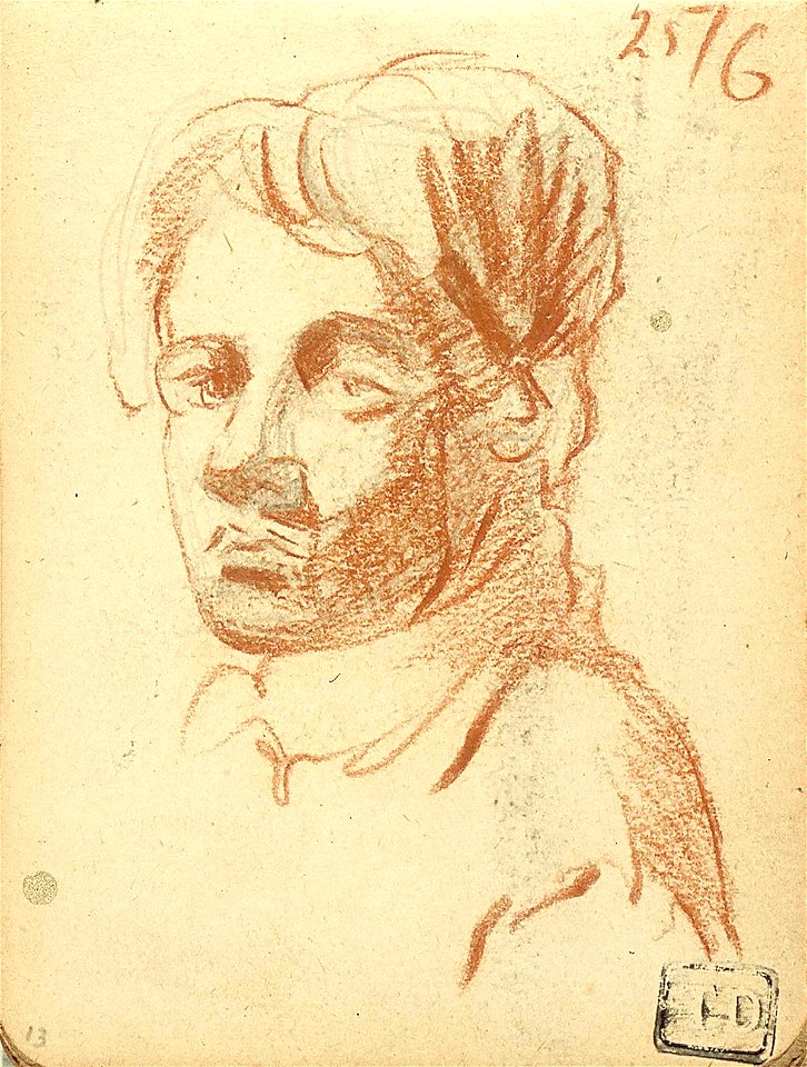 Sketchbook 27, Self-Portrait by Theo van Doesburg Centraal Museum AB4126-M