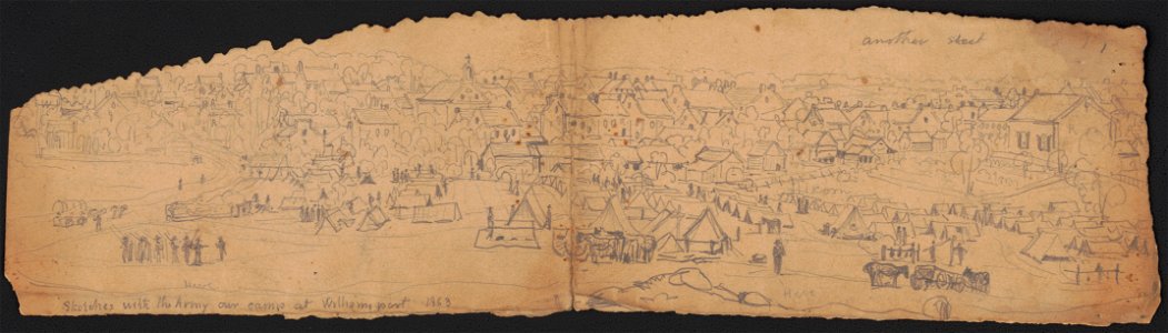 Sketches with the army our camp at Williamsport 1863 LCCN2016649100