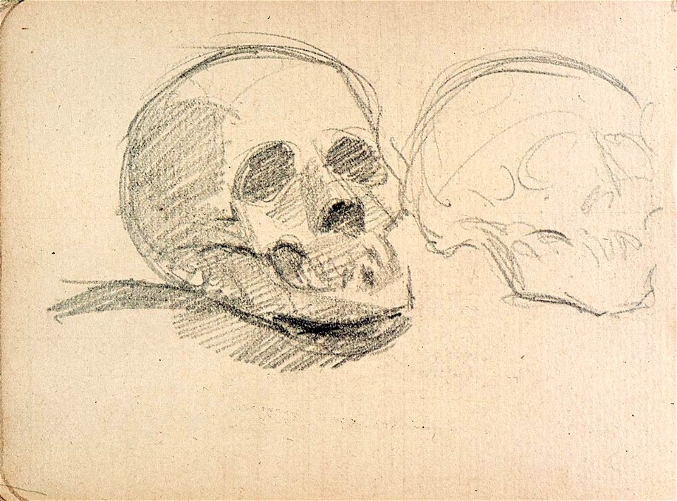 Sketchbook 26, Skull by Theo van Doesburg Centraal Museum AB4118-G