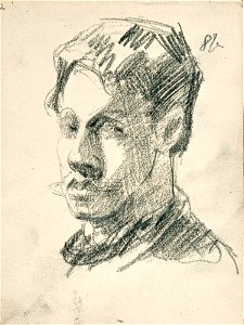 Sketchbook 21, Self-Portrait by Theo van Doesburg Centraal Museum AB4125-B