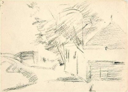 Sketchbook 16, House on a Country Road by Theo van Doesburg Centraal Museum AB4122-C