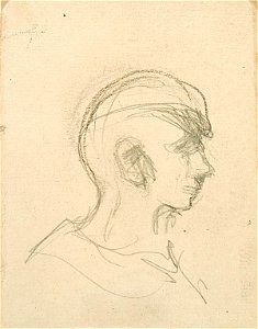 Sketchbook 26, Portrait of a Boy with a Cap by Theo van Doesburg Centraal Museum AB4118-U