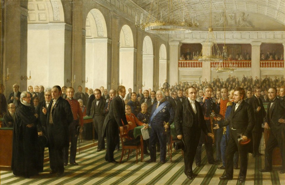Skitse til DEn grundlovgivende Rigsforsamling 1848