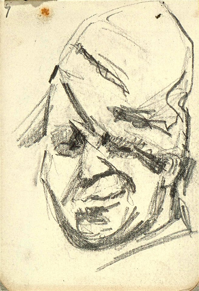 Sketchbook 34, Man with a Crooked Hat by Theo van Doesburg Centraal Museum AB4129-I