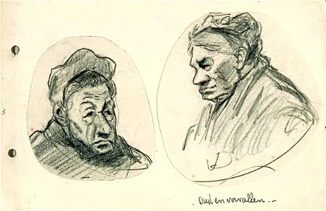 Sketchbook 40, Old and Disheveled by Theo van Doesburg Joods Historisch Museum MB00763-b