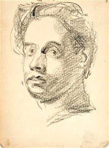 Sketchbook 26, Self-Portrait by Theo van Doesburg Centraal Museum AB4118-D
