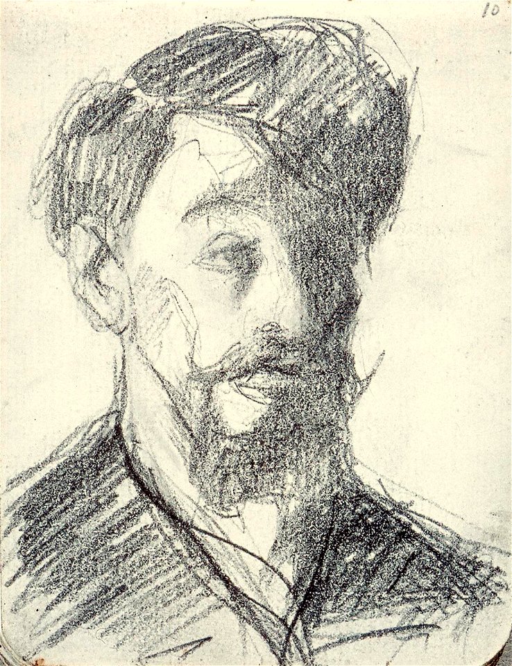 Sketchbook 37, Self-Portrait by Theo van Doesburg Centraal Museum AB4117-K