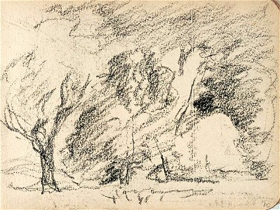 Sketchbook 26, Landscape with Trees by Theo van Doesburg Centraal Museum AB4118-K