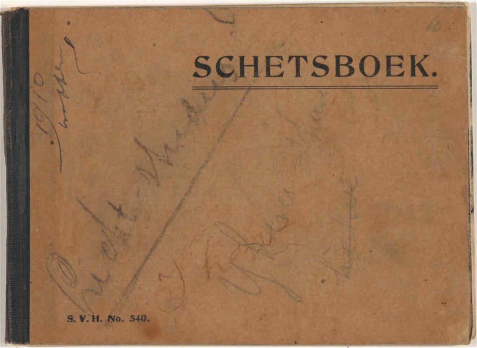 Sketchbook 7 by Theo van Doesburg Centraal Museum AB4120