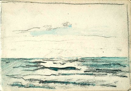 Sketchbook 32, Seascape by Theo van Doesburg Centraal Museum AB4136-AB