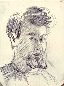 Sketchbook 37, Self-Portrait by Theo van Doesburg Centraal Museum AB4117-P