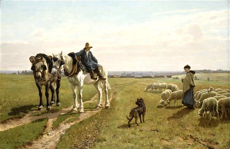 Christian Skredsvig - October Morning at Grez - NG.M.00303 - National Museum of Art, Architecture and Design