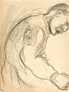 Sketchbook 26, A Man Bending Over by Theo van Doesburg Centraal Museum AB4118-E
