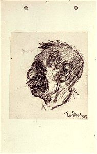 Sketchbook 40, Man by Theo van Doesburg Joods Historisch Museum MB00774