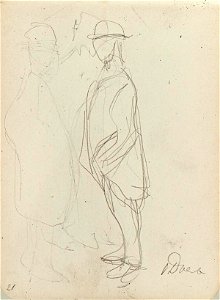 Sketchbook 6, Two Men Talking by Theo van Doesburg Centraal Museum AB4130-W