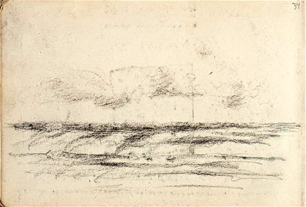 Sketchbook 32, Seascape by Theo van Doesburg Centraal Museum AB4136-AI