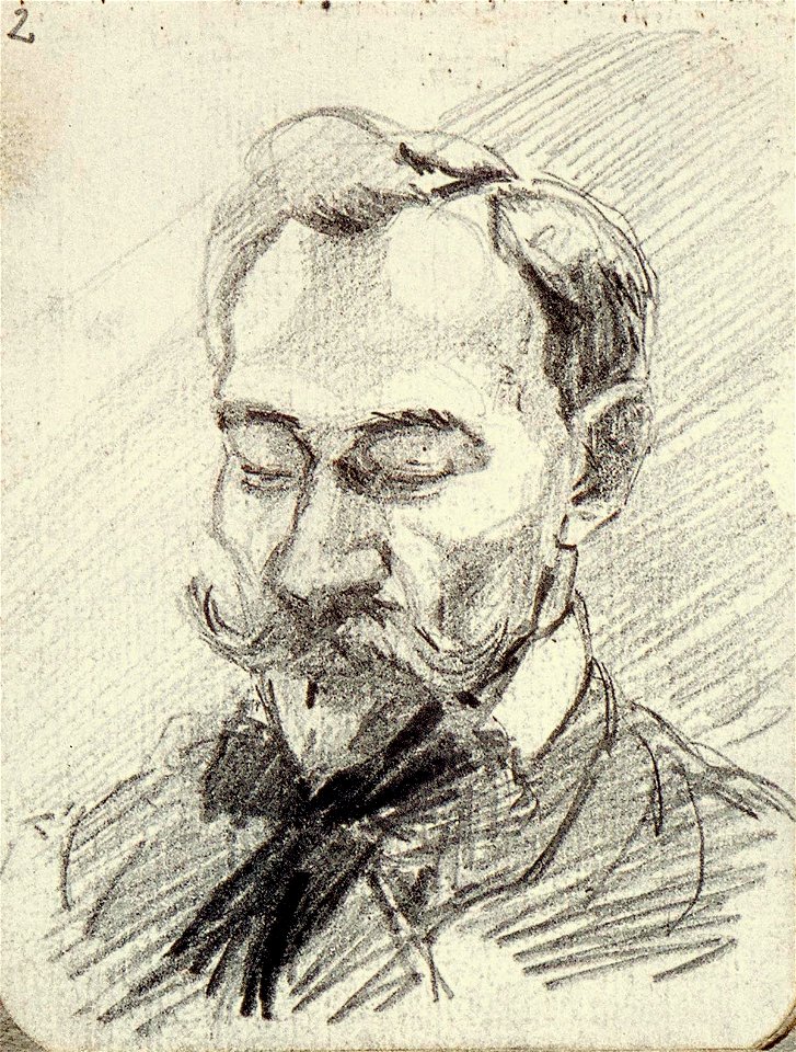 Sketchbook 37, Portrait of Christian Leibbrandt Centraal Museum AB4117-B