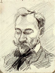 Sketchbook 37, Portrait of Christian Leibbrandt Centraal Museum AB4117-B
